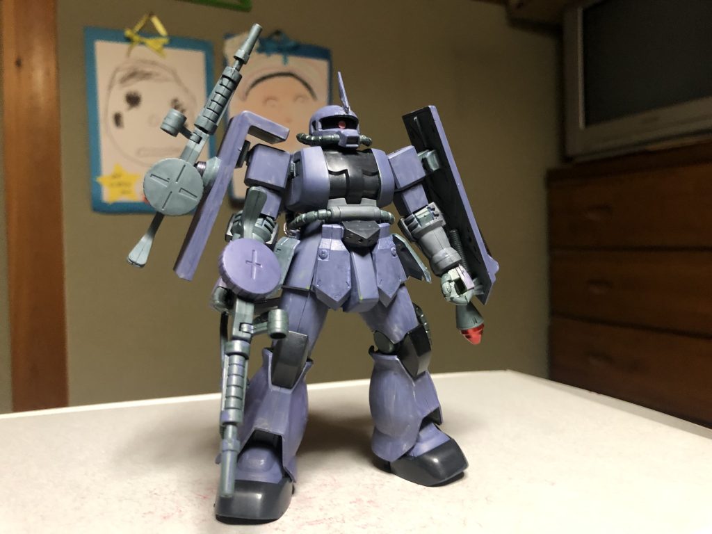 ザクII(ジャン・リュック・デュバル少佐専用機)–5枚目/制作者：ヤマト糊@fcmpCXyhsk1RJ7p