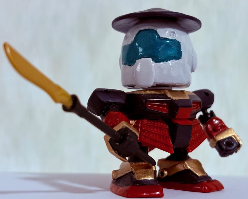 足軽なので基本的な武装は槍である。