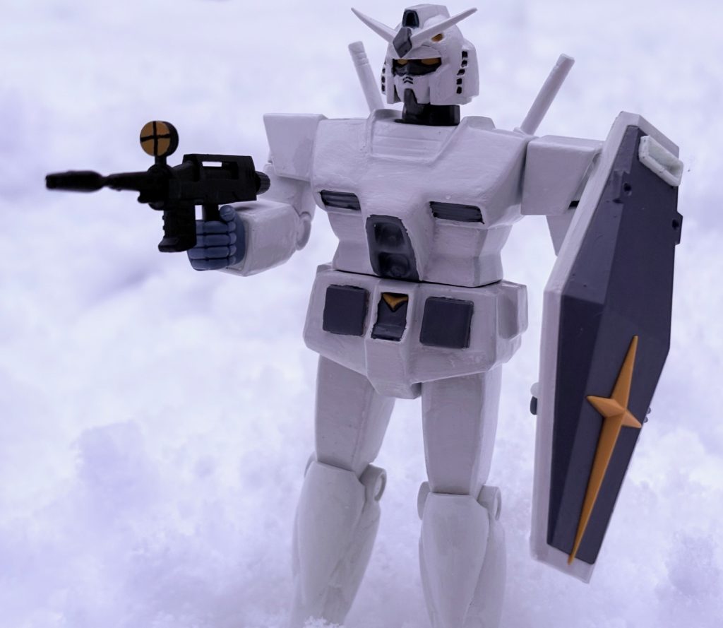 ガンダムと雪。–4枚目/制作者：G-spark