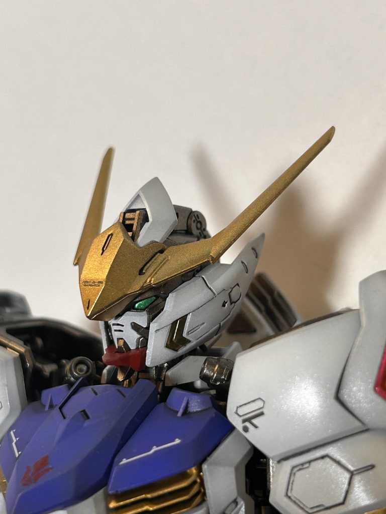 ホワイトパールでナノラミネートっぽくなったのではないでしょうか？頭部はルプスやルプスレクスに見慣れているせいかややおとなしめに見えますね。