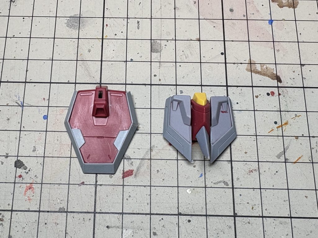 各部延長に伴い　腰アーマーも延長