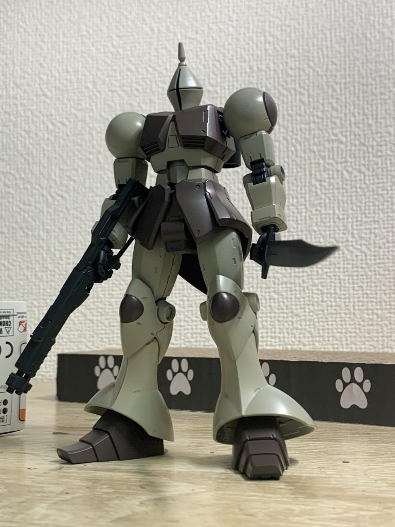 基本塗装終了後。綺麗に塗れたので、これで完成にするか非常に悩みました（笑）