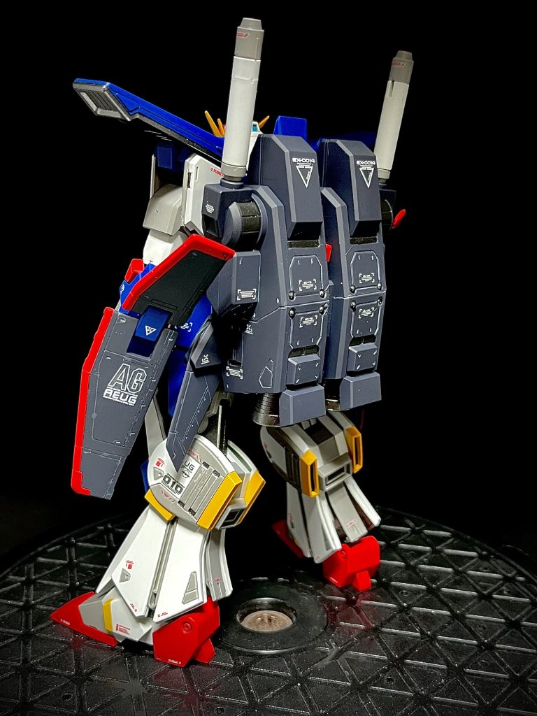 各所ウィングと脚部がアホみたいに時間食いました😑バックパックのメタルボールは蛇足だったなぁと😔