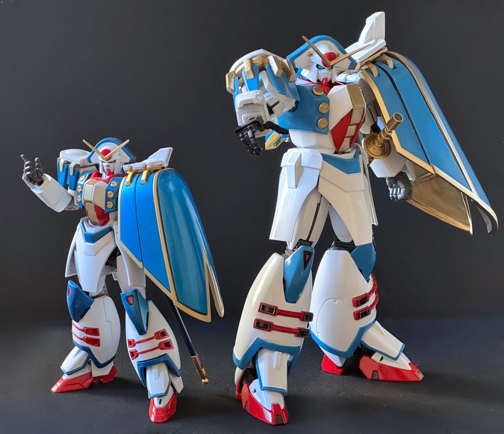 HGFCとツーショットマント開閉調整できたらおいおいローゼスビットも作成しようと考えてます。