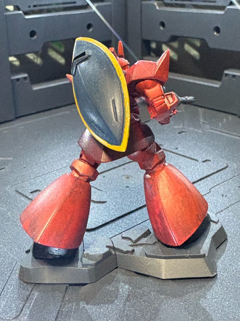 ゲルググ後ろ!最後は自分の気持ち次第と割り切って。