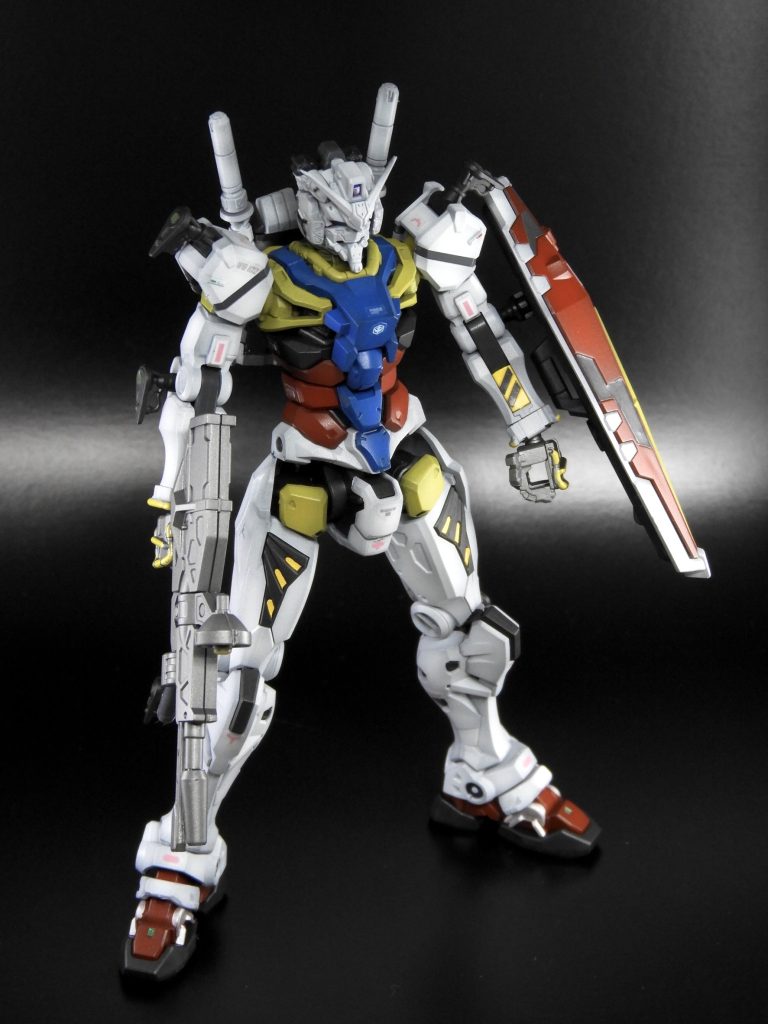 【黒立ち上げ】HG 白いガンダム–3枚目/制作者：ARIKA_gs