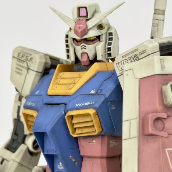 MG RX-78-2ガンダム Ver.ONE YEAR WAR 0079(ウェザリング仕上げ)