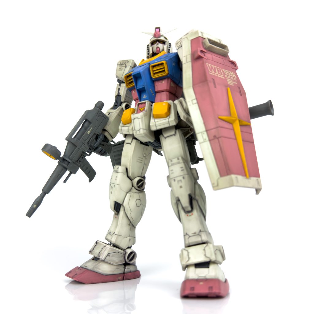 MG RX-78-2ガンダム Ver.ONE YEAR WAR 0079(ウェザリング仕上げ)–2枚目/制作者：M.マウス Ver.Le