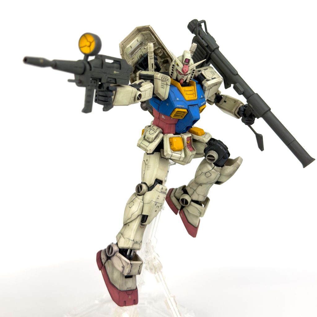 MG RX-78-2ガンダム Ver.ONE YEAR WAR 0079(ウェザリング仕上げ)–8枚目/制作者：M.マウス Ver.Le