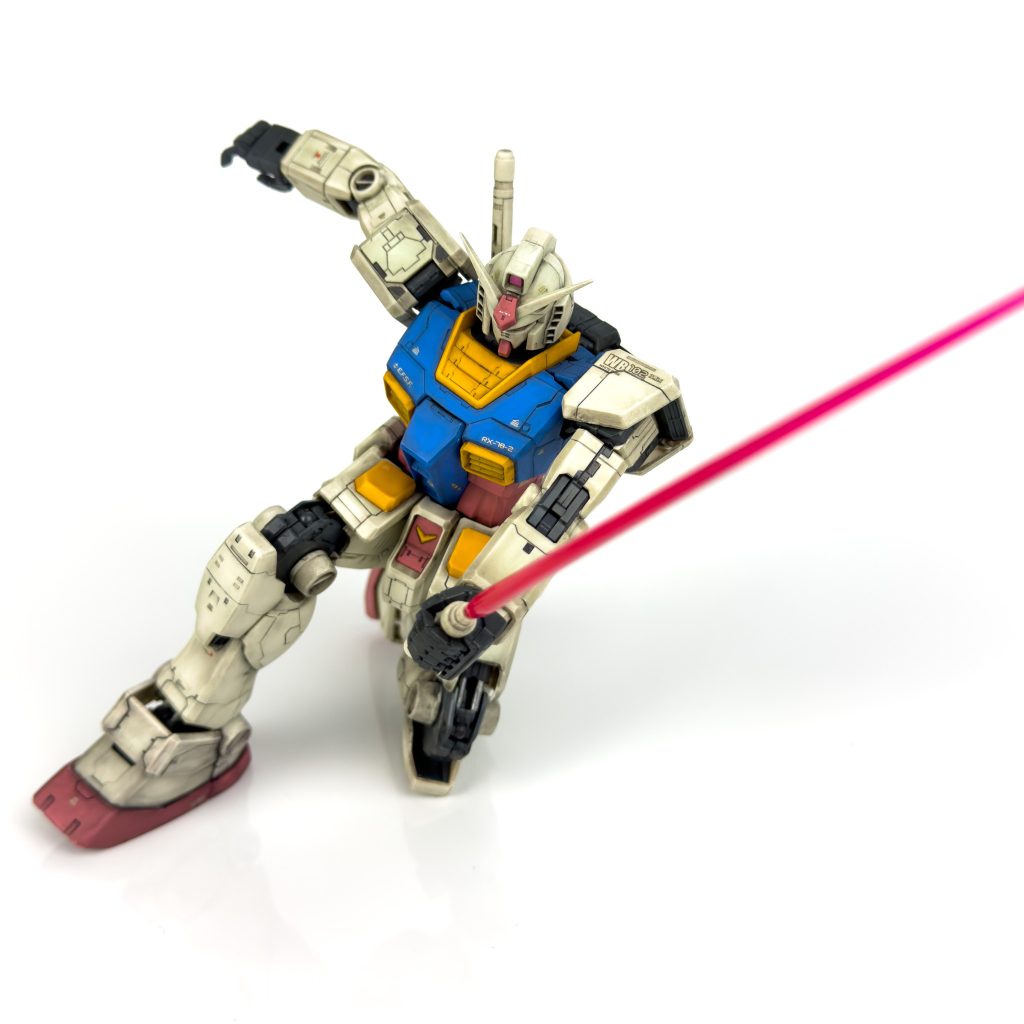 MG RX-78-2ガンダム Ver.ONE YEAR WAR 0079(ウェザリング仕上げ)–9枚目/制作者：M.マウス Ver.Le