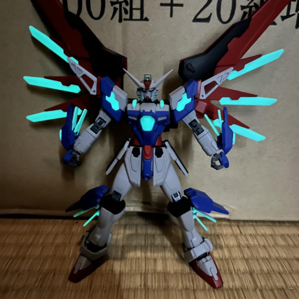 デスティニー　だいぶ形になってきた❗️正月の紅白ガンプラコンこれでいきます❗️（3枚目）