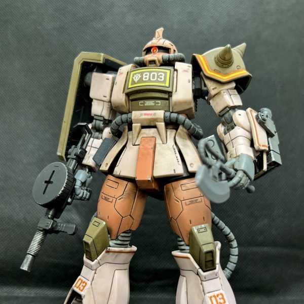 HG ザク・デザートタイプ ピンクパンサー隊機