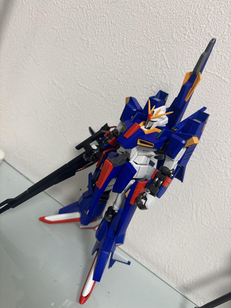 胴体にMGジェガンの腰パーツ　リアアーマーにHGムラサメ改のパーツ使ってます