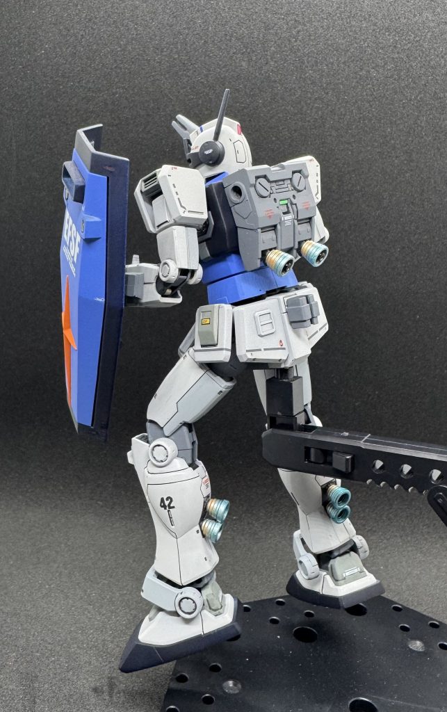 後方からのアングル