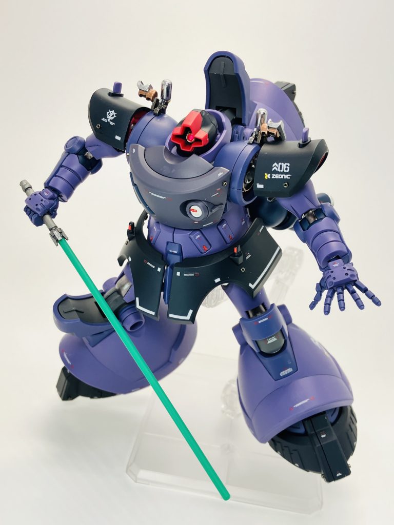 ヒートサーベルが背中にあるかないかでガイアorオルテガを区別、、せめて専用デカールとかでももう少し区分しても良かったのでは😑