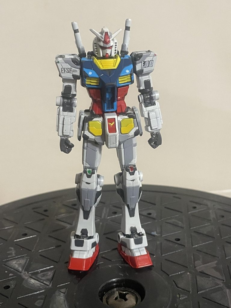 全塗装すると小さくても出来が良い！ベース色以外は筆塗りですが、小さいので完成したらほとんど気にならないです