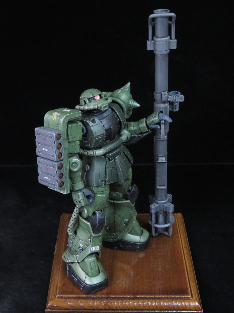 バズーカパーツ、モノアイレール、パイプ、バーニアは3Dプリント品。