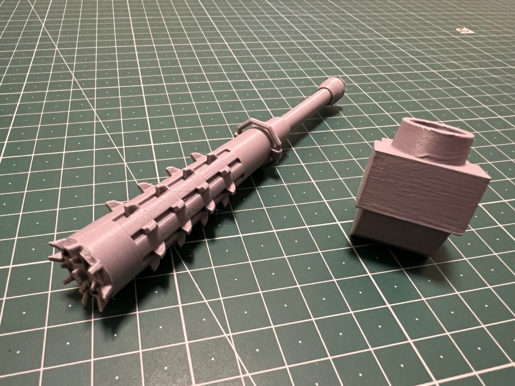 造形はロボ魂のコレンカプルを参考に作りました