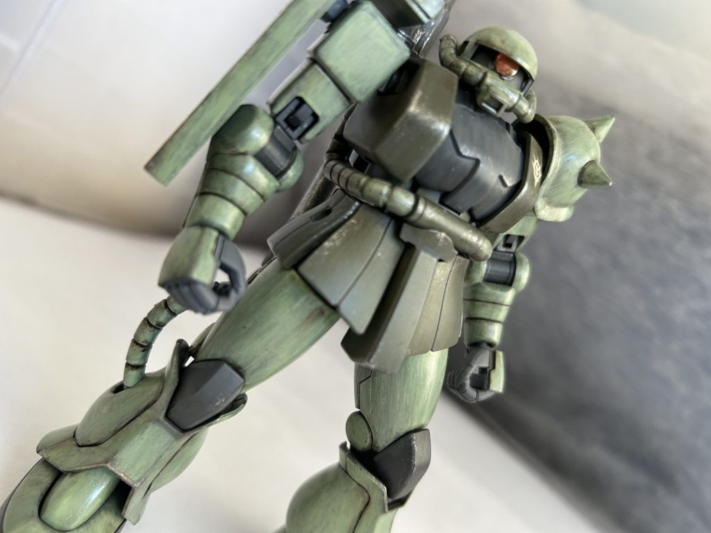 HGザクⅡ 筆塗り