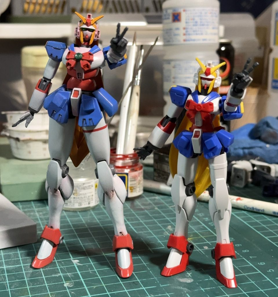 パチ組みと比較お姉ちゃんと妹みたいですね👭