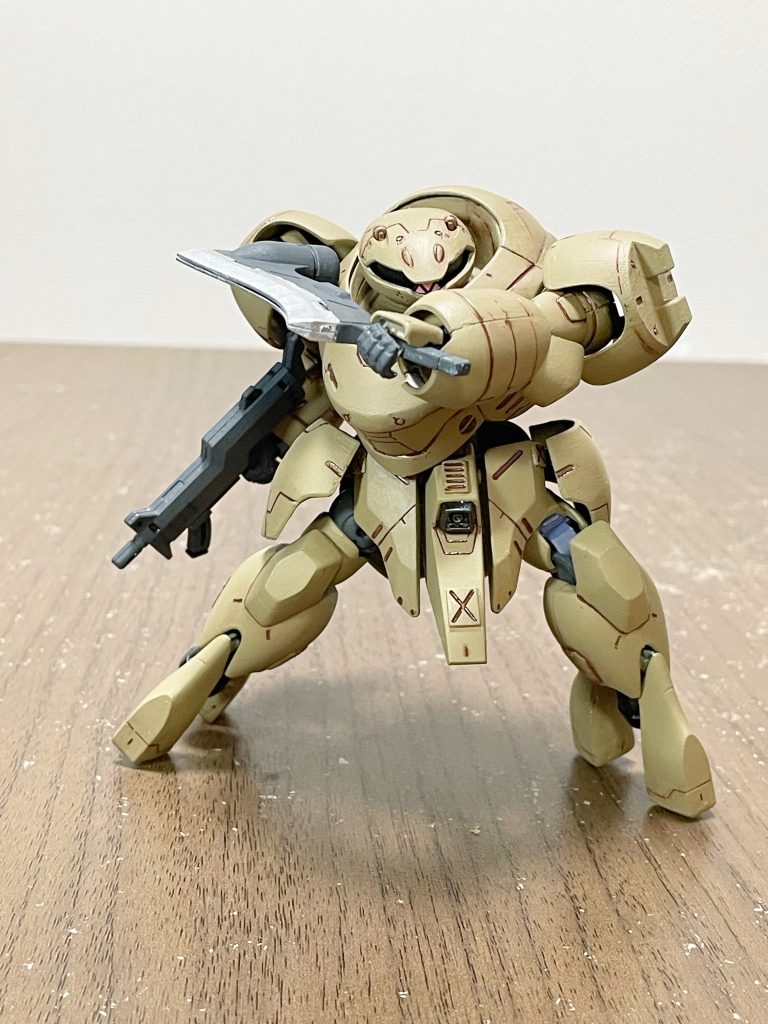 塗膜が厚くなってしまい一部浅いスジ彫りが消滅してしまったのは今後の反省点