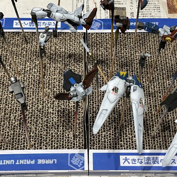 ウイングガンダムゼロ、艶消しトップコート　これでおわりですたぶん‥。ここまで長かったですねw（2枚目）