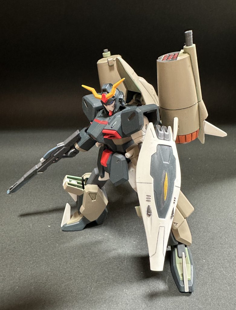 調色してみると思いのほかジオン系のグリーンが似合う感じで、楽しく作れました。