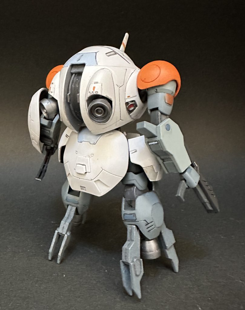 全体に変色している感じに仕上げてみました。立体感よりも使用感を大事にした感じと言ったらよいのかな。