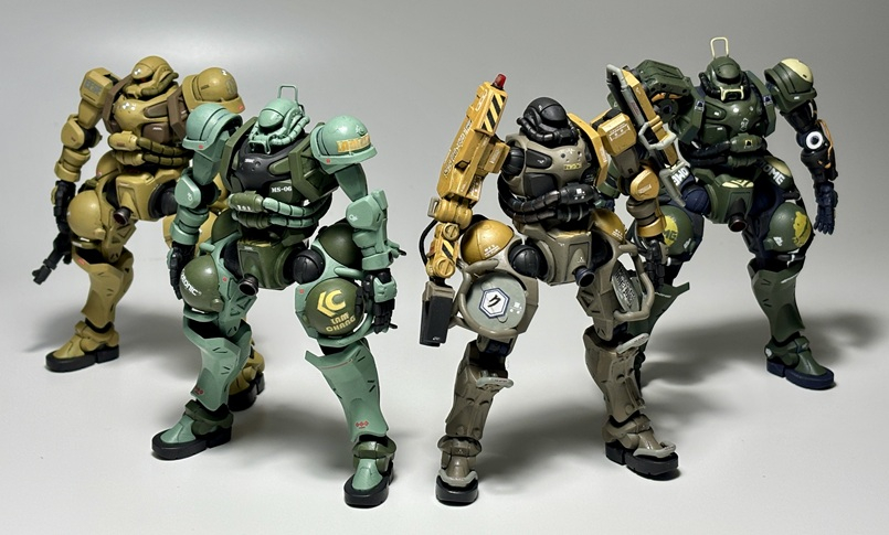 自作した、未キットGQザク群。民間ザク(GQ) 風https://gumpla.jp/hg/25143798ザク(GQ)連邦鹵獲機 風https://gumpla.jp/hg/25143797ポメラニアンズ ザク 風https://gumpla.jp/hg/25135735