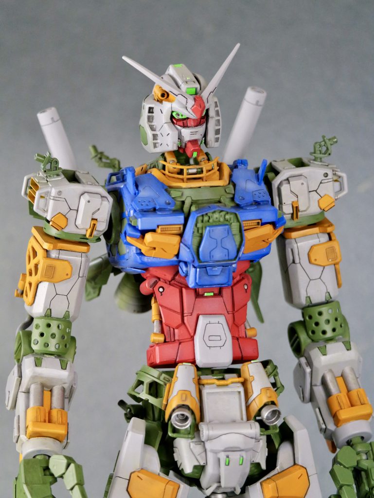 旧キット　1/60 ガンダム　”白いガンダム風”