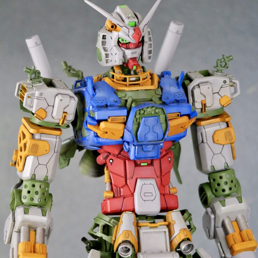 旧キット　1/60 ガンダム　”白いガンダム風”