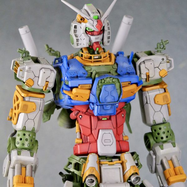 旧キット　1/60 ガンダム　”白いガンダム風”