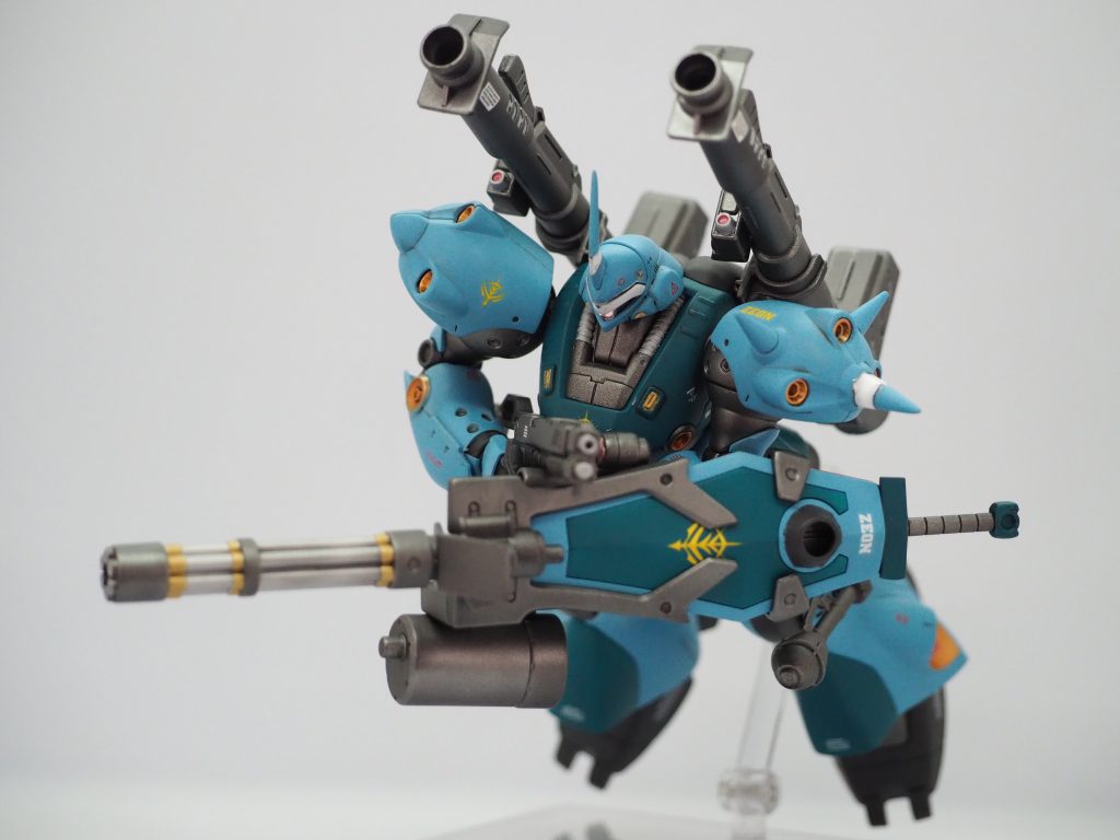 高速機動ですデカールは0080ポケットの中の戦争ジオンデカールと一部にホビージャパンのレッドを使用しています