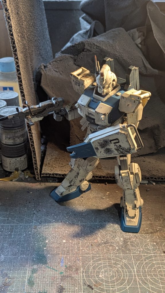 ガンダムEz-8成形色ウェザリング