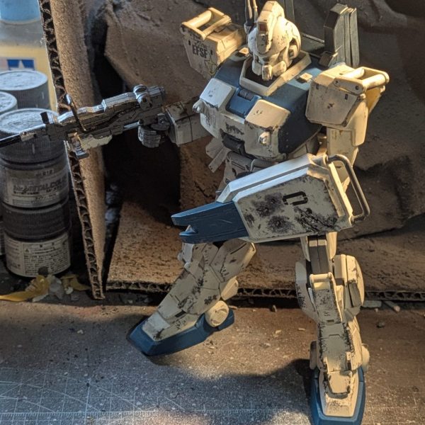 ガンダムEz-8成形色ウェザリング