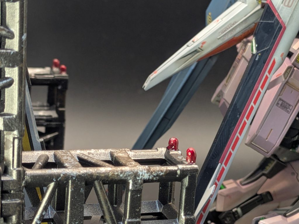 小物にも拘っています。ジオラマは、どこに着眼するかは人それぞれなので。