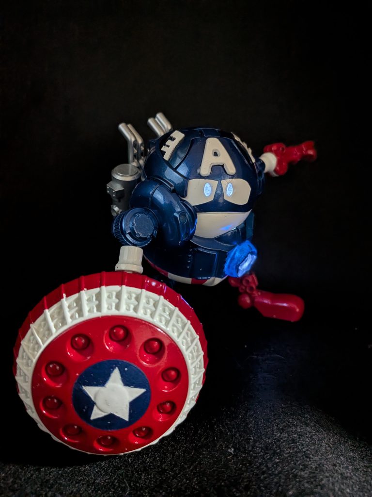 モビルハロ「キャプテン・アメリカ風」