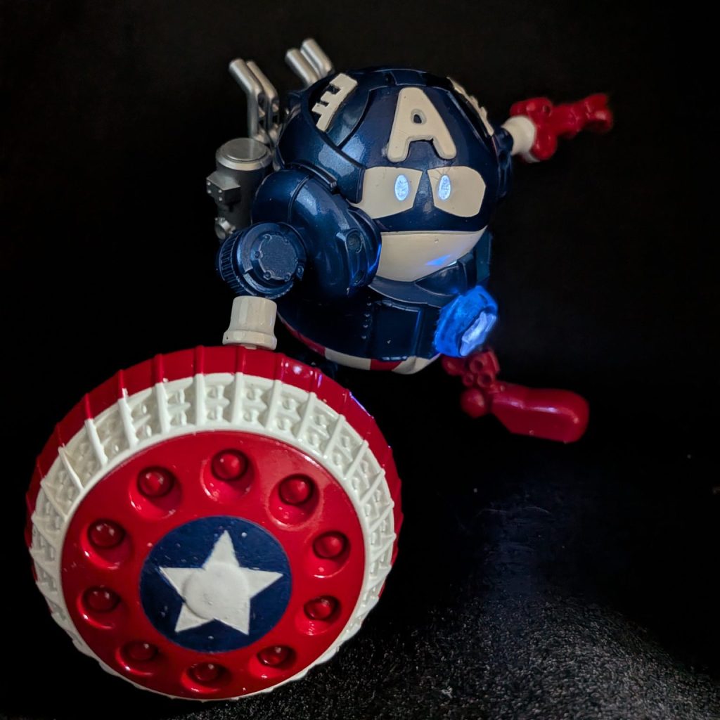 目*薬様 レア 爆丸 キャプテン・アメリカ モビルハロ「キャプテン・アメリカ風」｜MSM-04さんのガンプラ作品