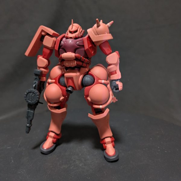 1/144HGシャア専用ザク(GQ）