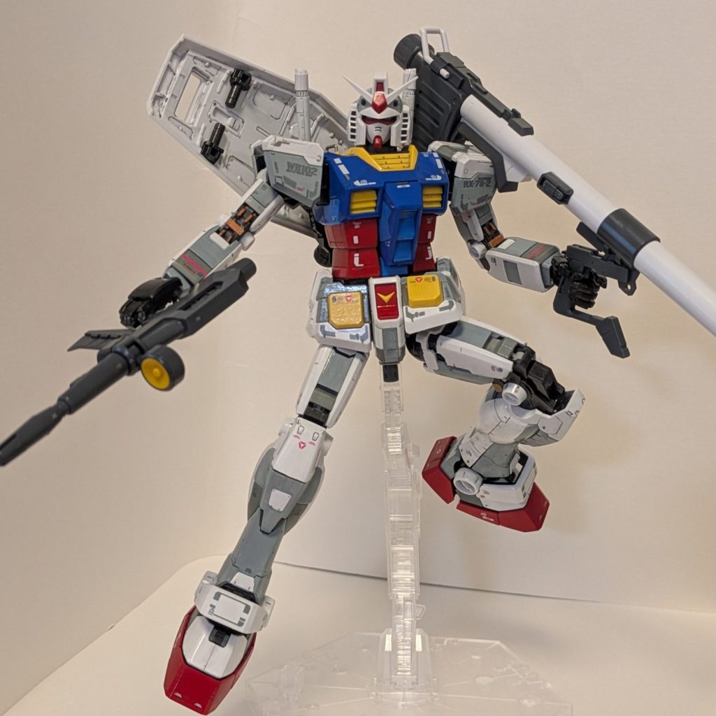 RX-78-2 ガンダム 全塗装 RX78-2 GUNDAM Ver.3.0 筆塗り全塗装｜vemojimさんのガンプラ作品
