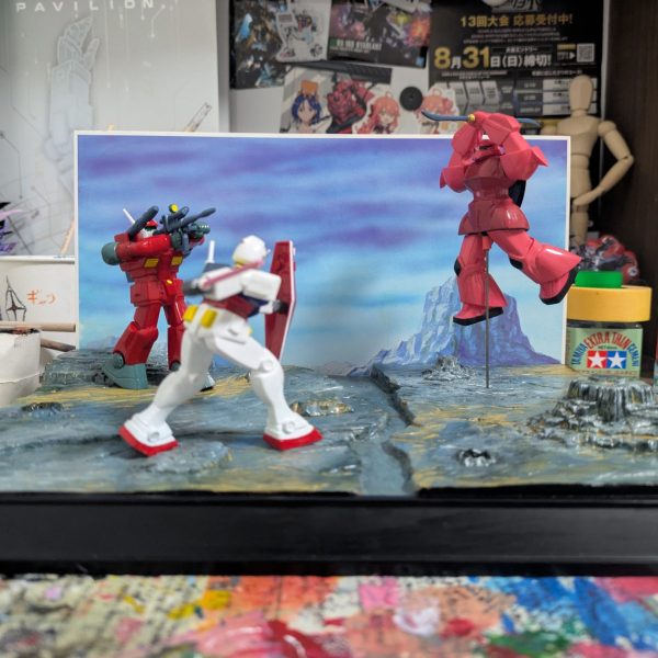 テキサスの攻防　(なんでガンキャノン？)