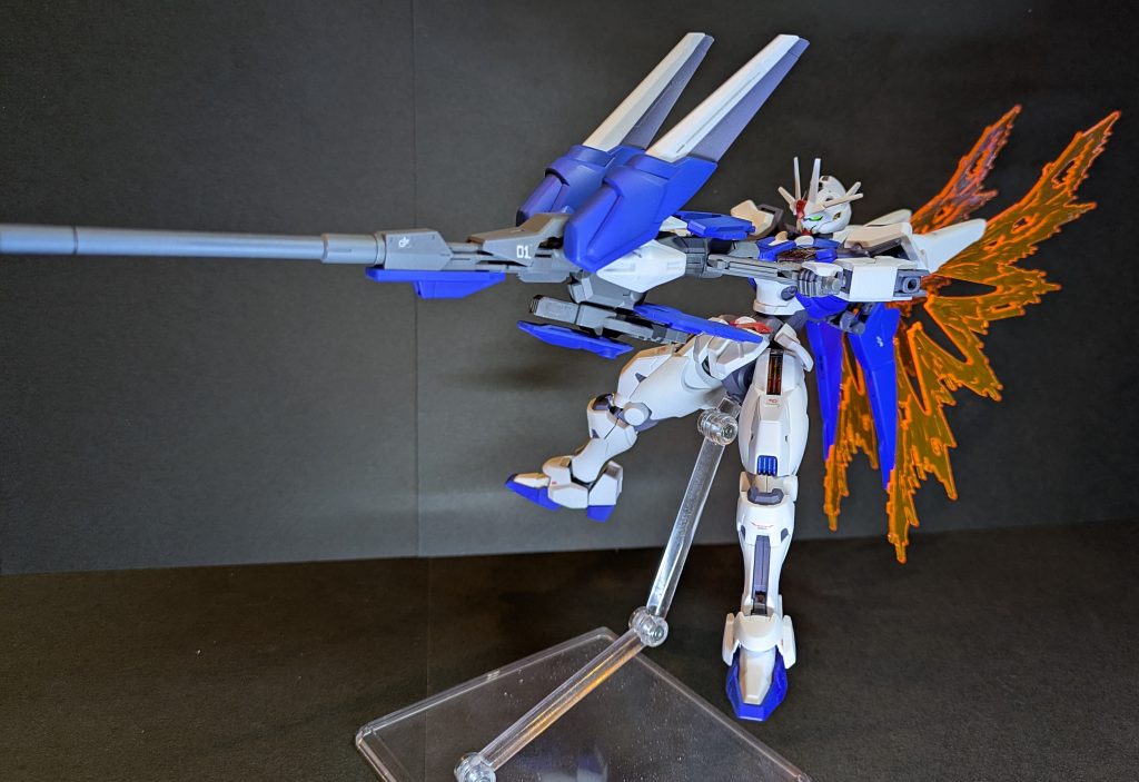 エアリアル改修型のパッケージにもなった高出力ロングレンジモードをミキシングで再現してみました。今回はエスカッシャンも分離できるようにしました。