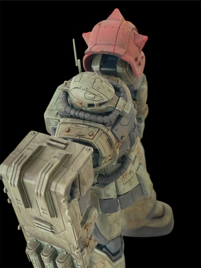 ウェザリング前提で作成開始したので、ゲート処理はほぼしておりません(とにかく時短優先)