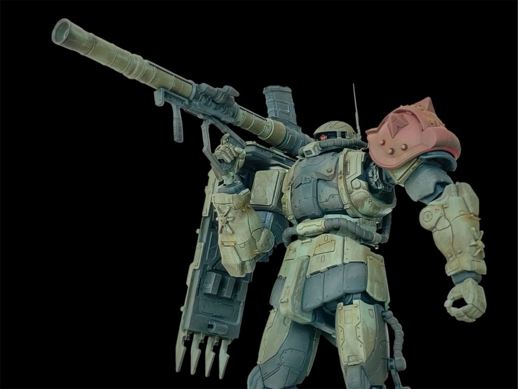 ちなみにロングライフルも撮影が面倒だと思い、バズーカを持たせております…