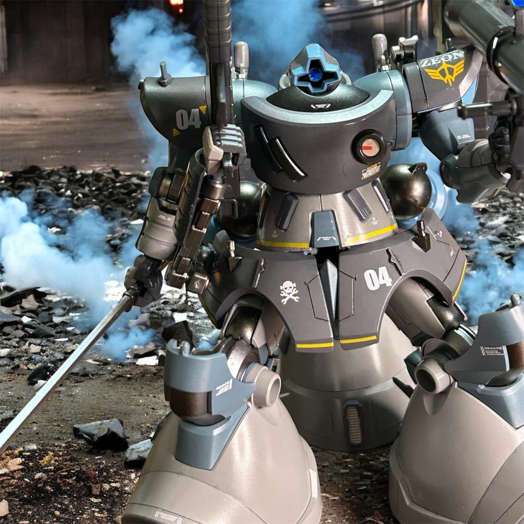 市街地戦を意識した迷彩でもいいかなと思ったんですけど、地味目にしました。