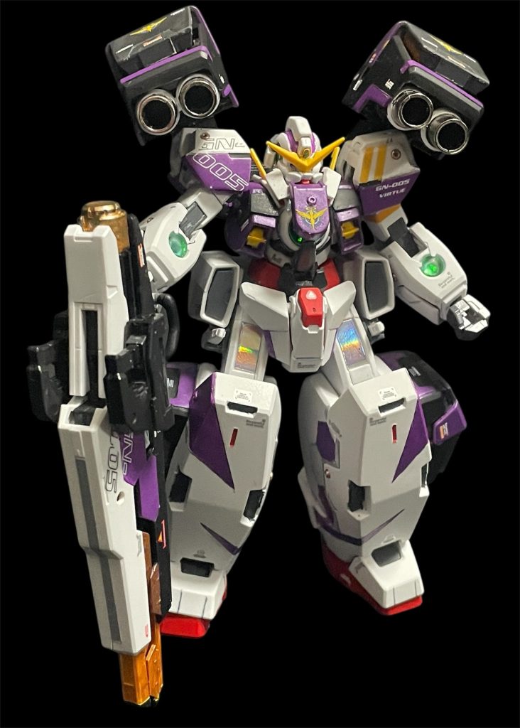 ガンダムヴァーチェ　パーティクルようは普通のヴァーチェのカラーをティエリアカラーにしたものです。