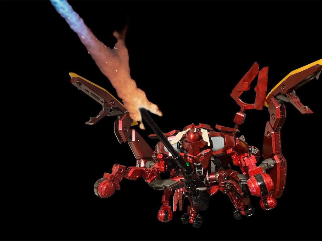 鉄血オプションセットの200mm迫撃砲！こいつは効くぜ^_^