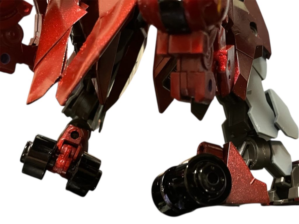 踵にローラーダッシュ‼️30mmエグザビーグルスペースの一部をミキシング^_^重くてもこれなら地上も高速移動^_^