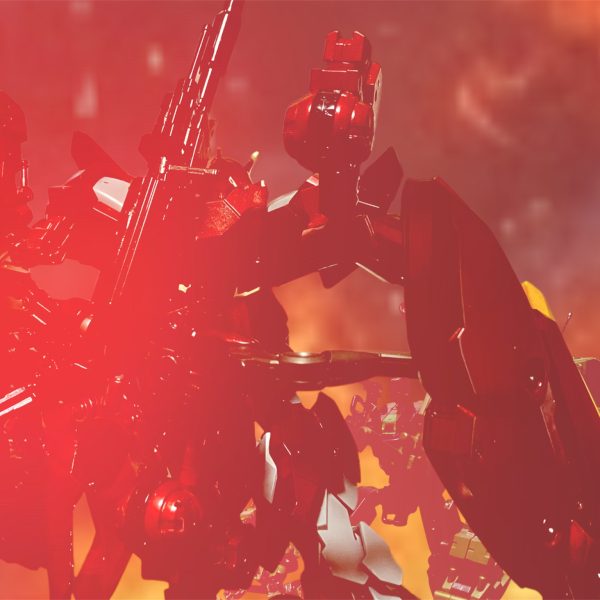 形を変えていく蠍の異形。そして地面に降り立ったそれは・・・・まぎれもなく・・・「ガンダム」だ（7枚目）