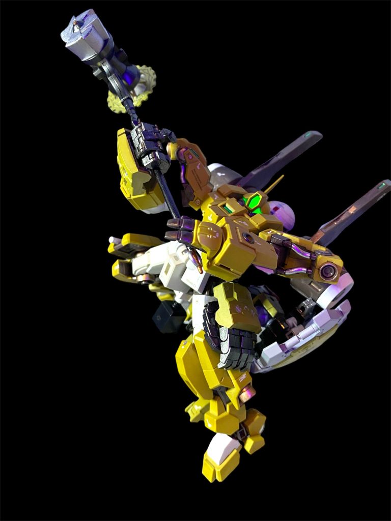 相手役という事で、デミフルバーディングにも新規武器を持たせました。チュチュパイセンにはやっぱり鈍器やろ❗️という事で、殺意高そうなハンマーですw